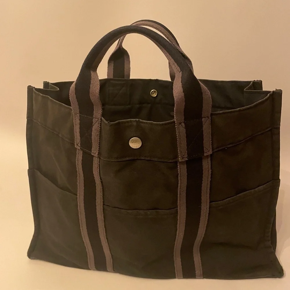 Hermès Fourre-Tout MM Bag Black Hermès Tote Bag Hermes Tote Hermes Bag Luxury 💼